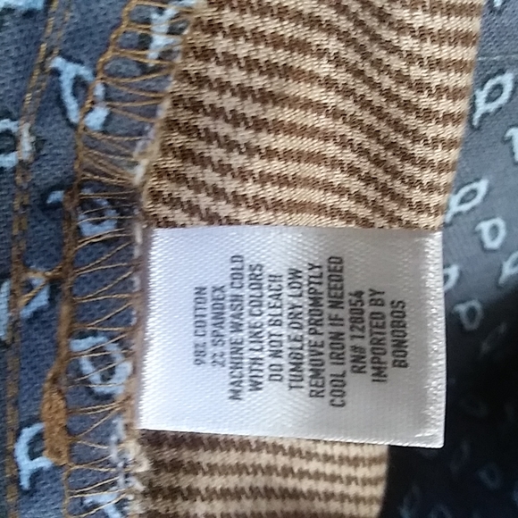 Bonobos chino pants, brown, size 32/32 slim. - Picture 6 of 6